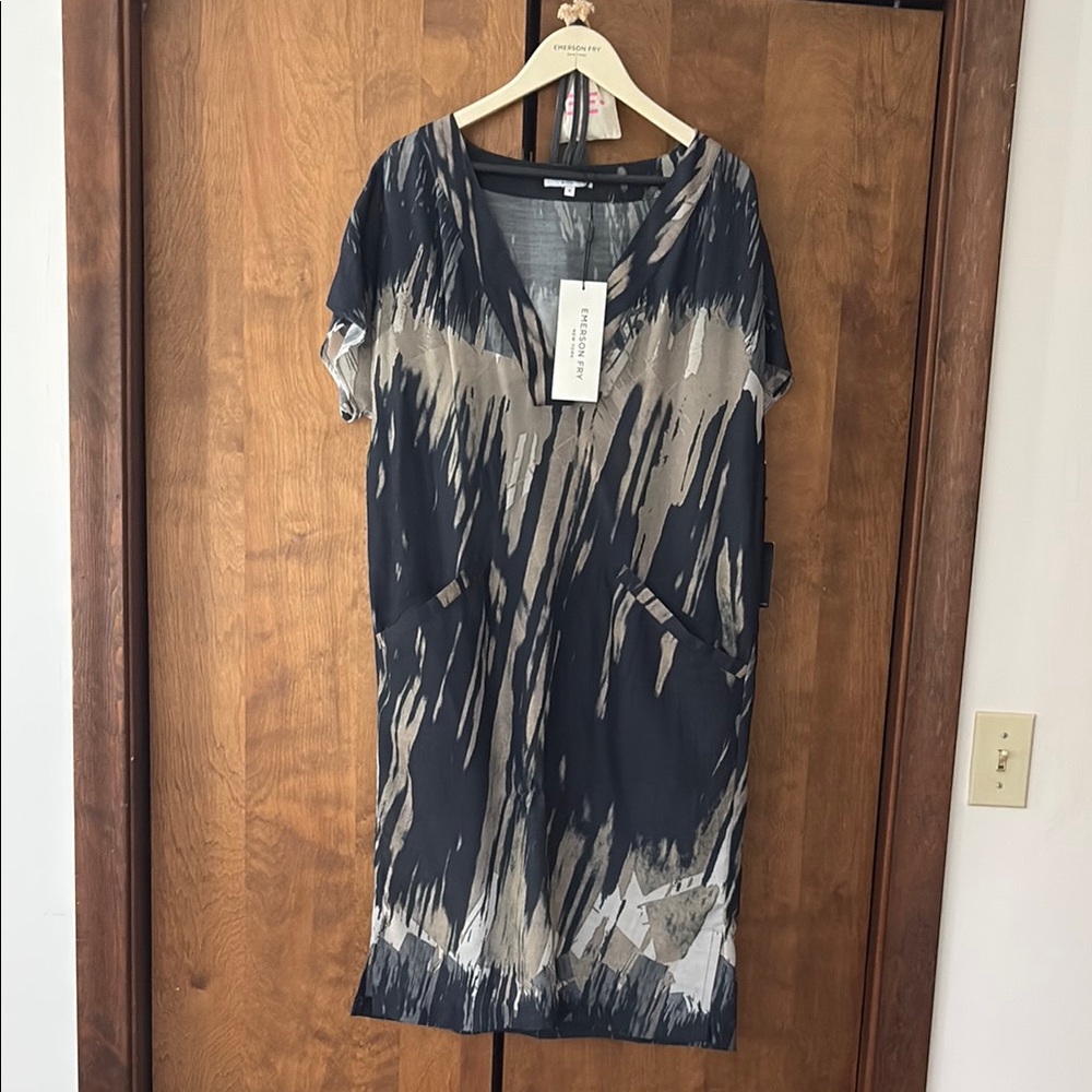Emerson Fry Shift Dress with Slip